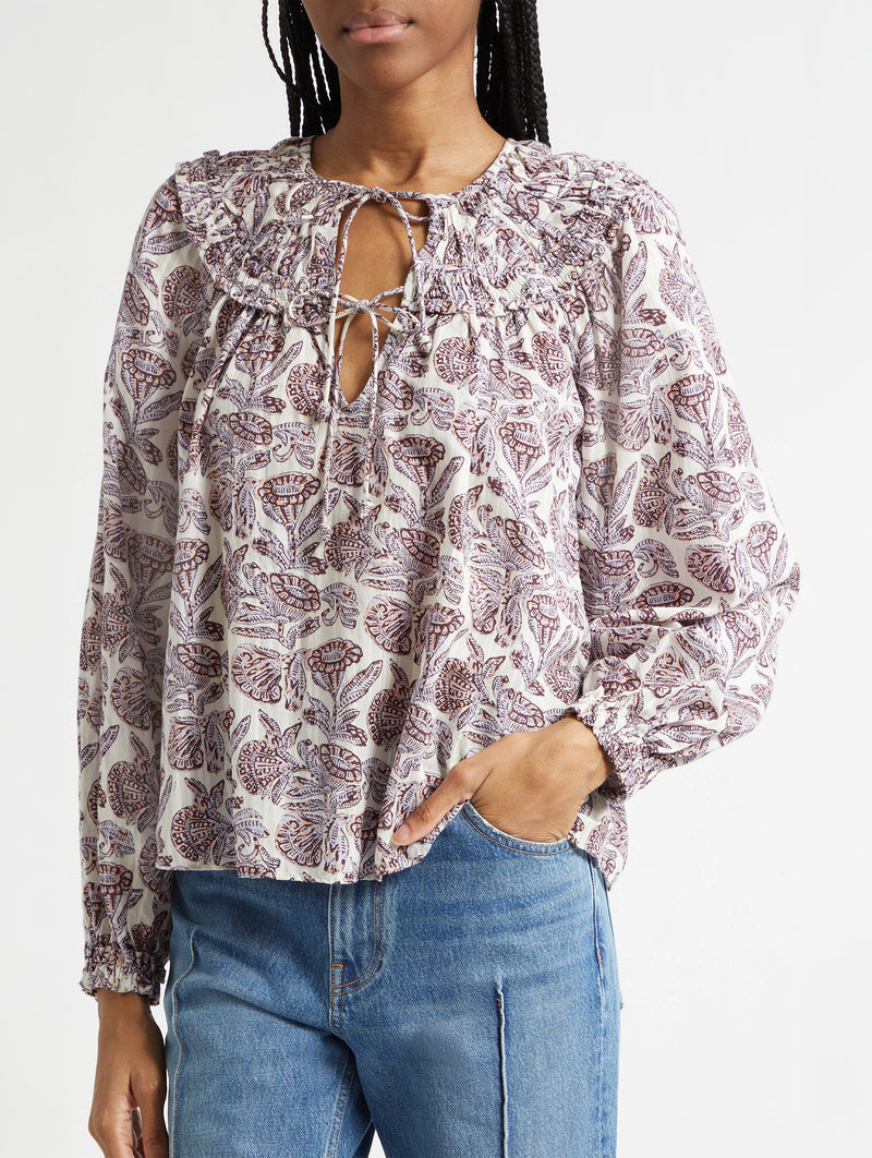 Florelle LS Cotton Blouse