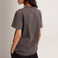 Golden T-Shirt in anthracite with cabochon crysyals