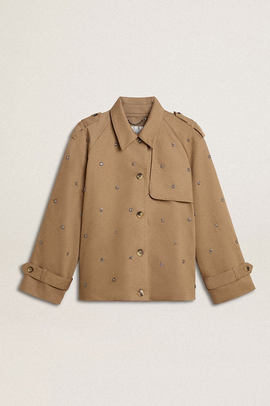 Embellished Noa Short Trench
