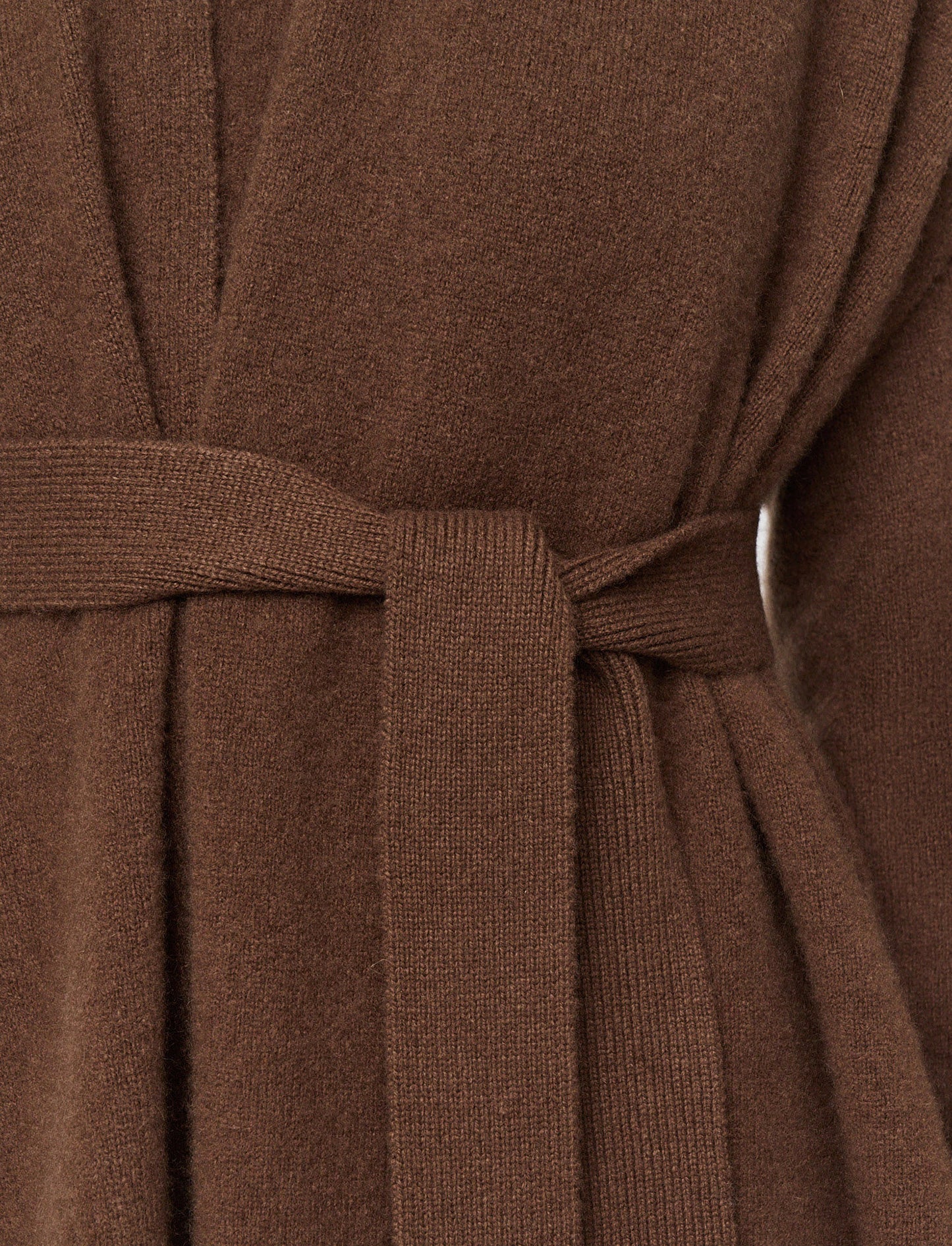 Brushed Cashmere Wrap Cardigan