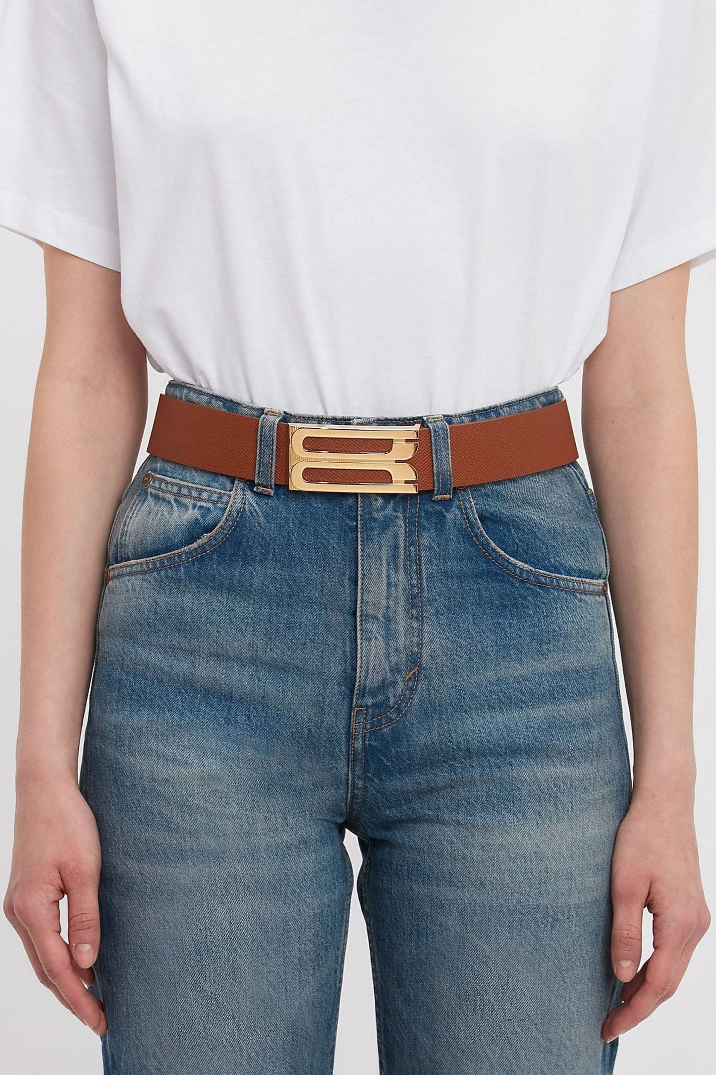 Jumbo Frame Leather Belt