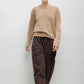 Kyoto Drawstring Pant in Chocolate