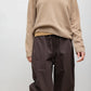 Kyoto Drawstring Pant in Chocolate