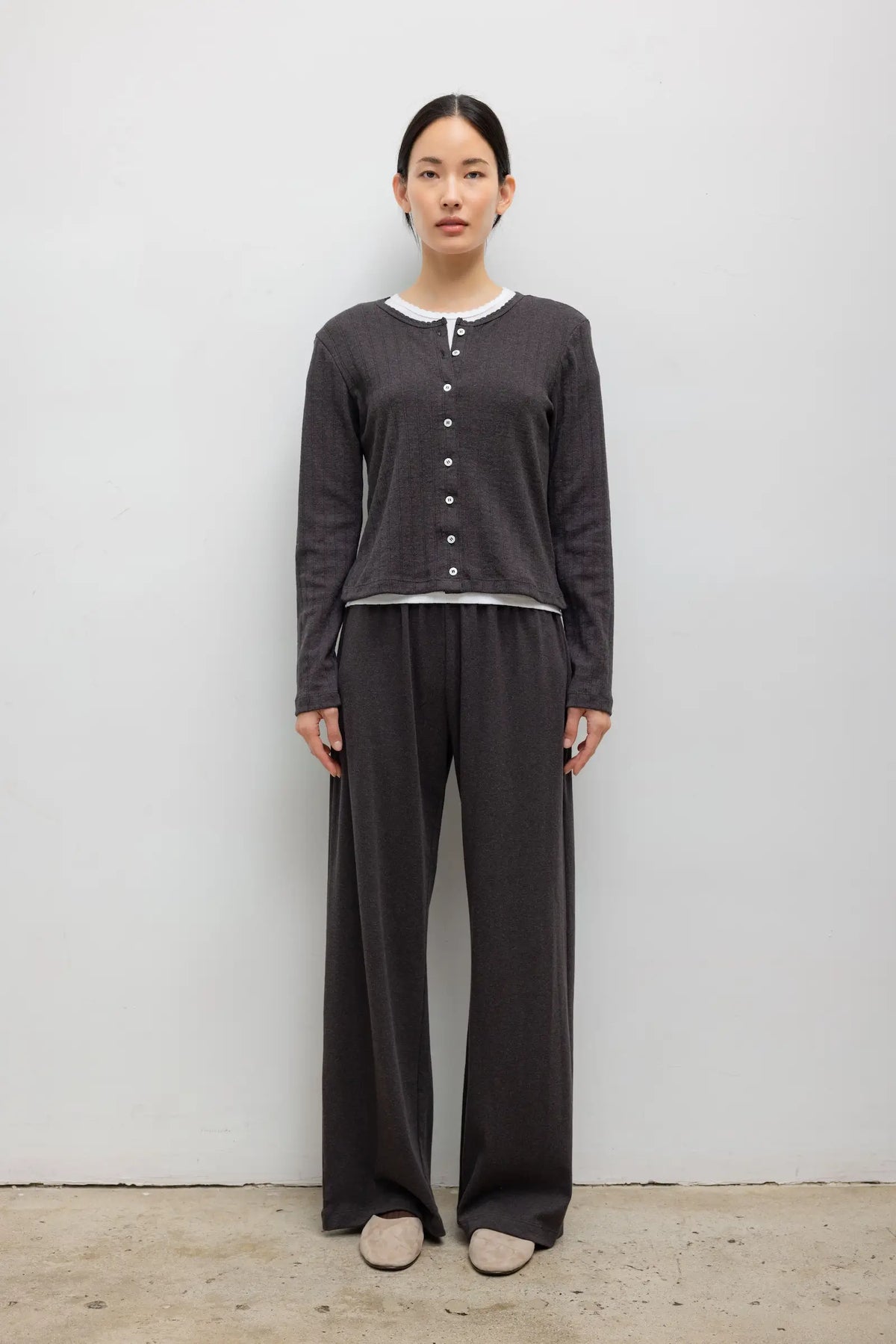 Pointelle Classic Cardigan