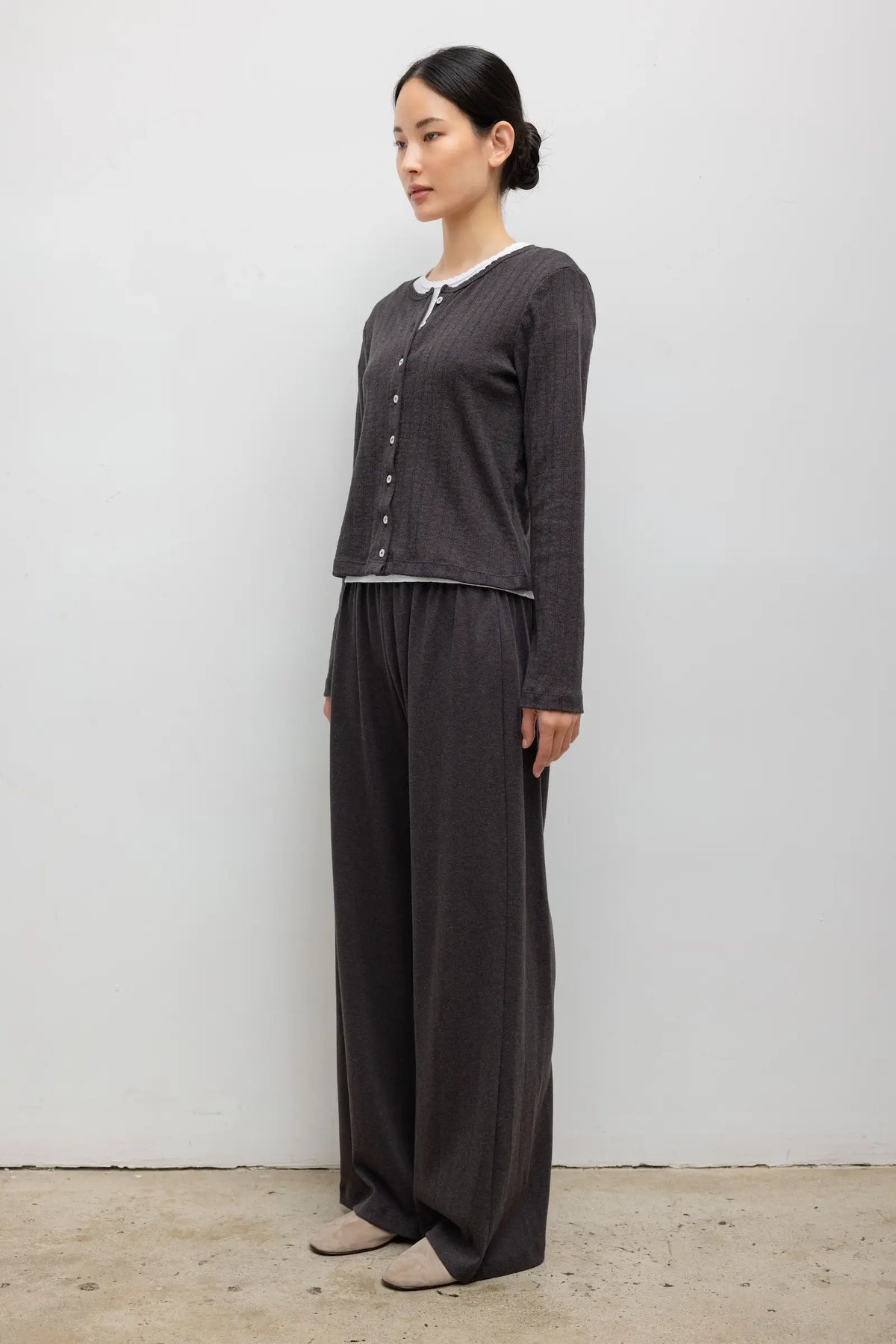 Pointelle Classic Cardigan