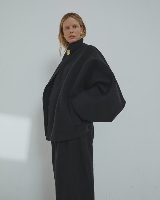 North Midi Oversized Cashmere Jacket