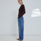 Naomi Chain Adorned Boyfriend Straight Leg Denim