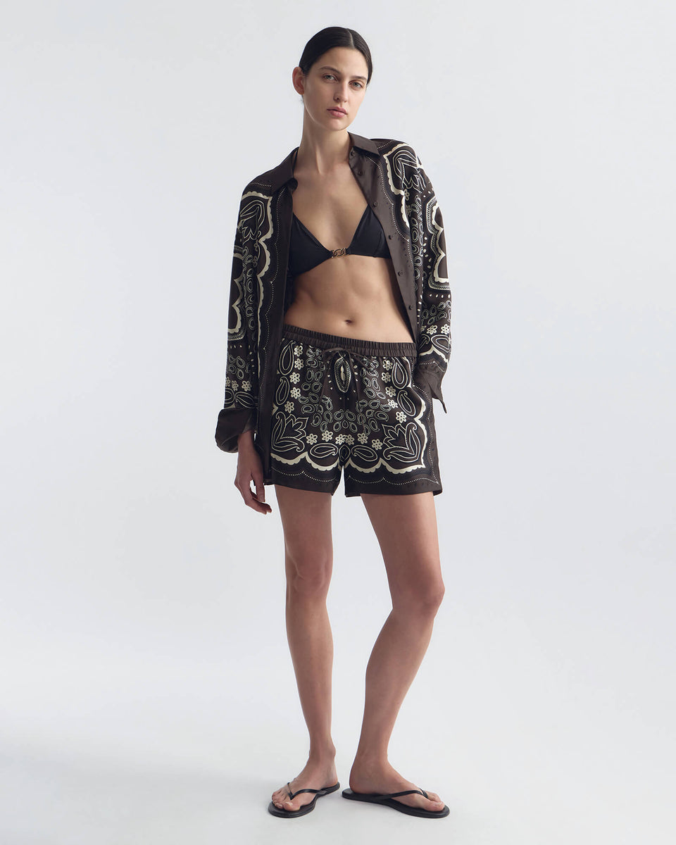 Frances Silk Short