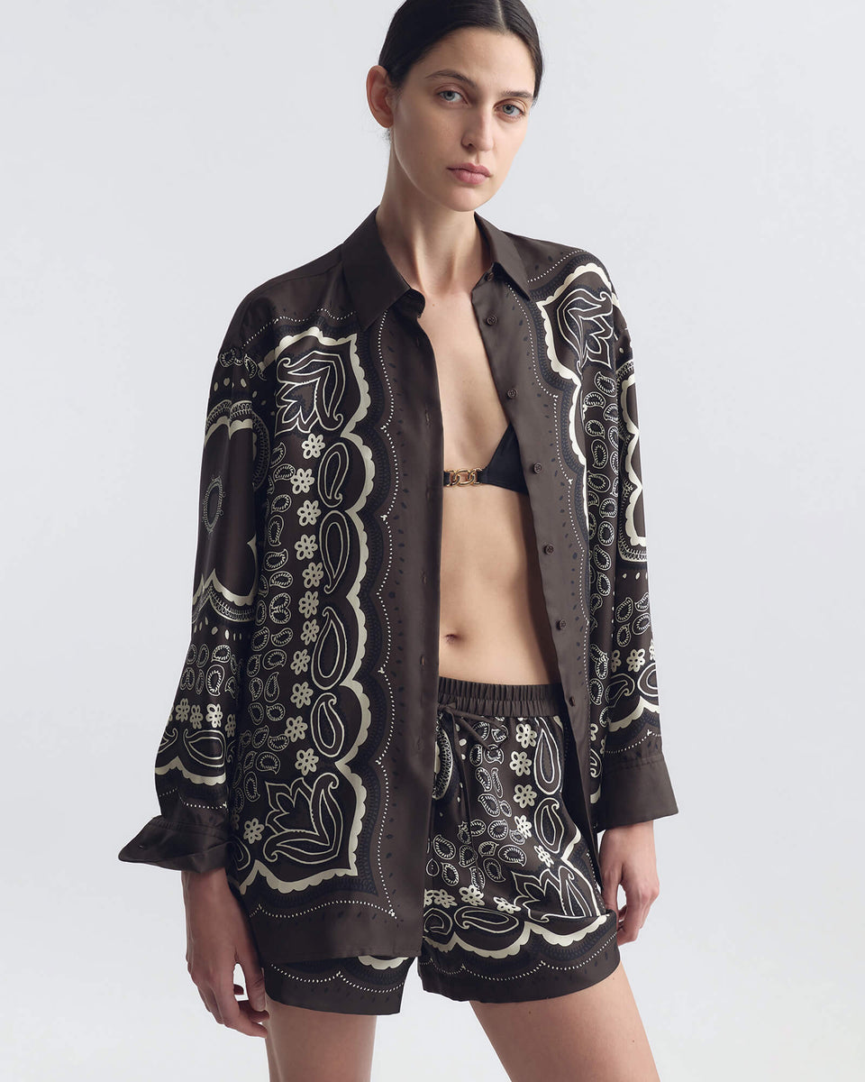 Frances Silk Short