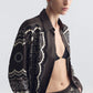 Alfie Silk Bandana Print Shirt