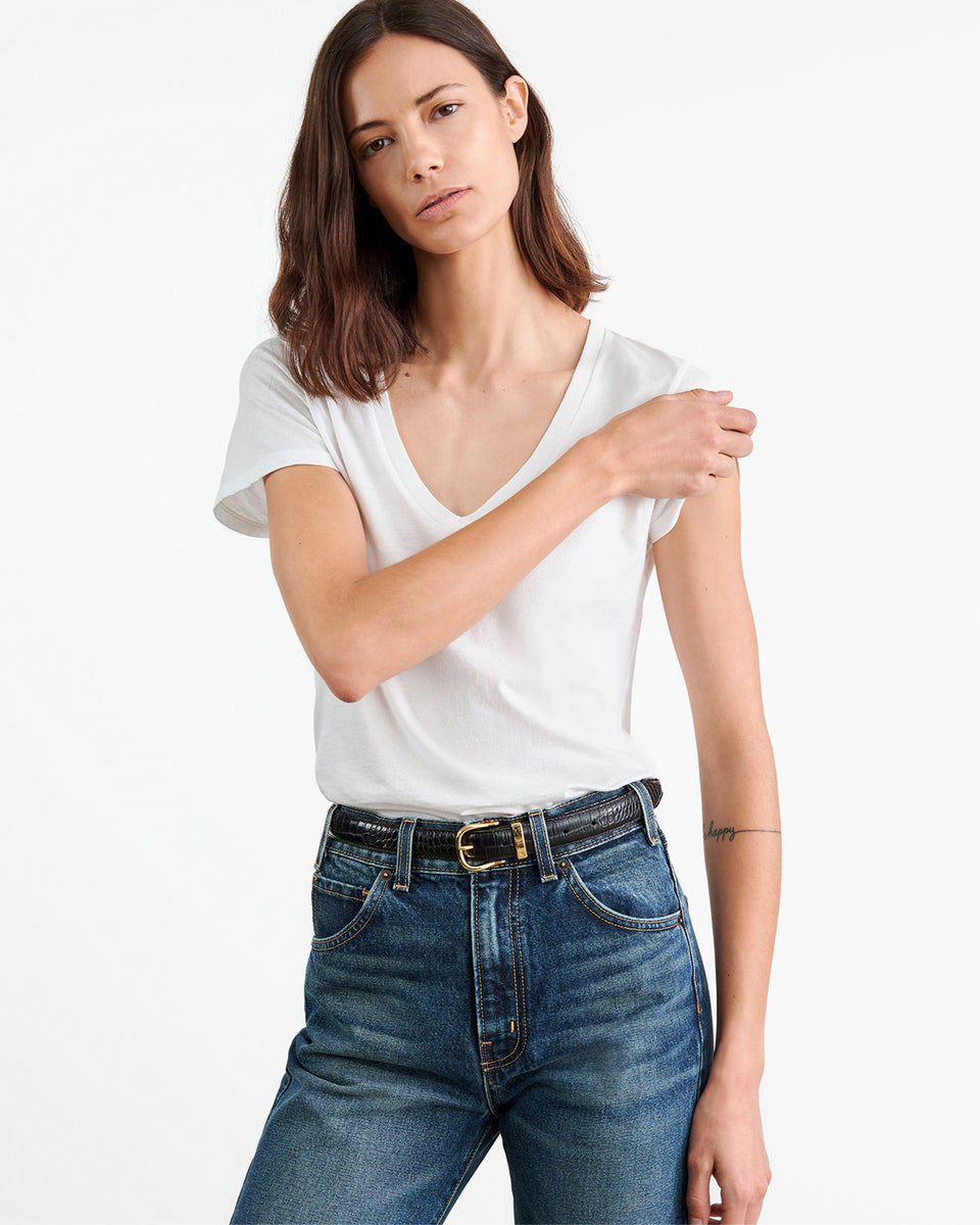 Carol Vneck Tee Shirt