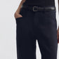 Shon Wool Pant in  Midnight