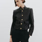 Hadley Leather Cropped Jacket