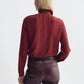 Lily Blouse in Crimson