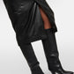 Breanne Leather Like Skirt