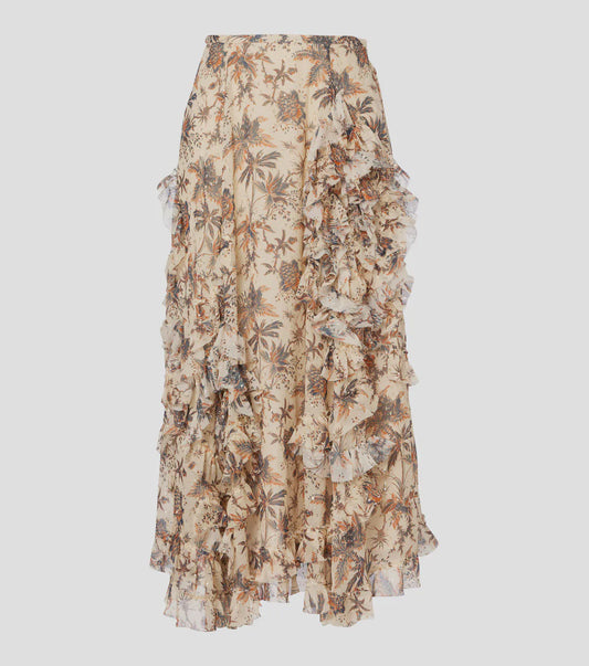 Adele Cascading Ruffle Skirt
