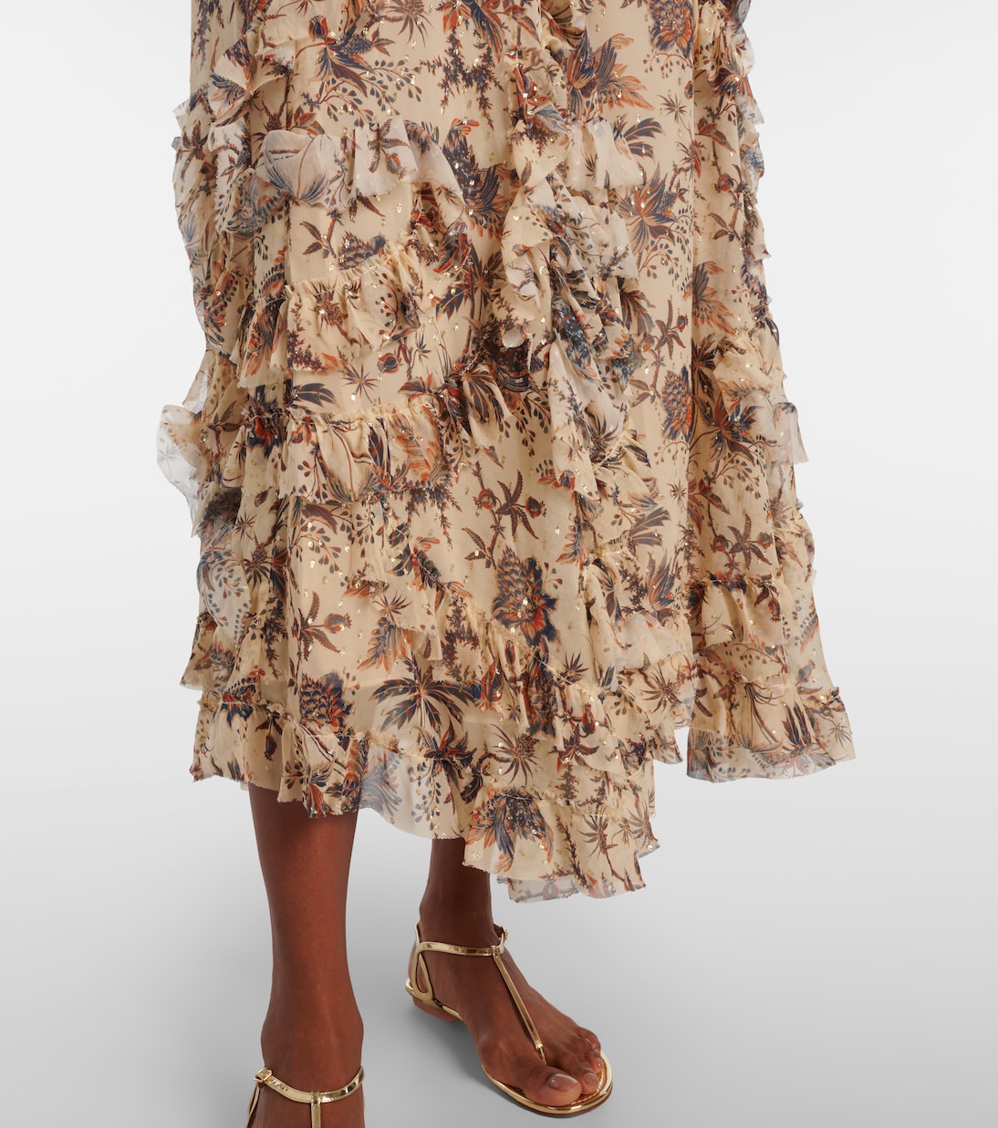 Adele Cascading Ruffle Skirt
