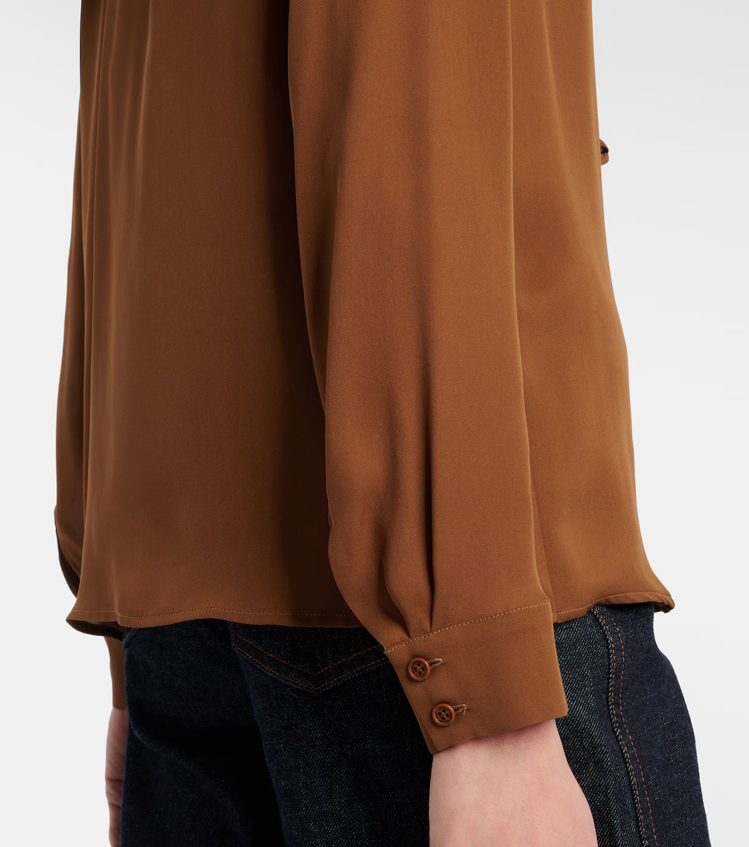 Lily Blouse in Cognac