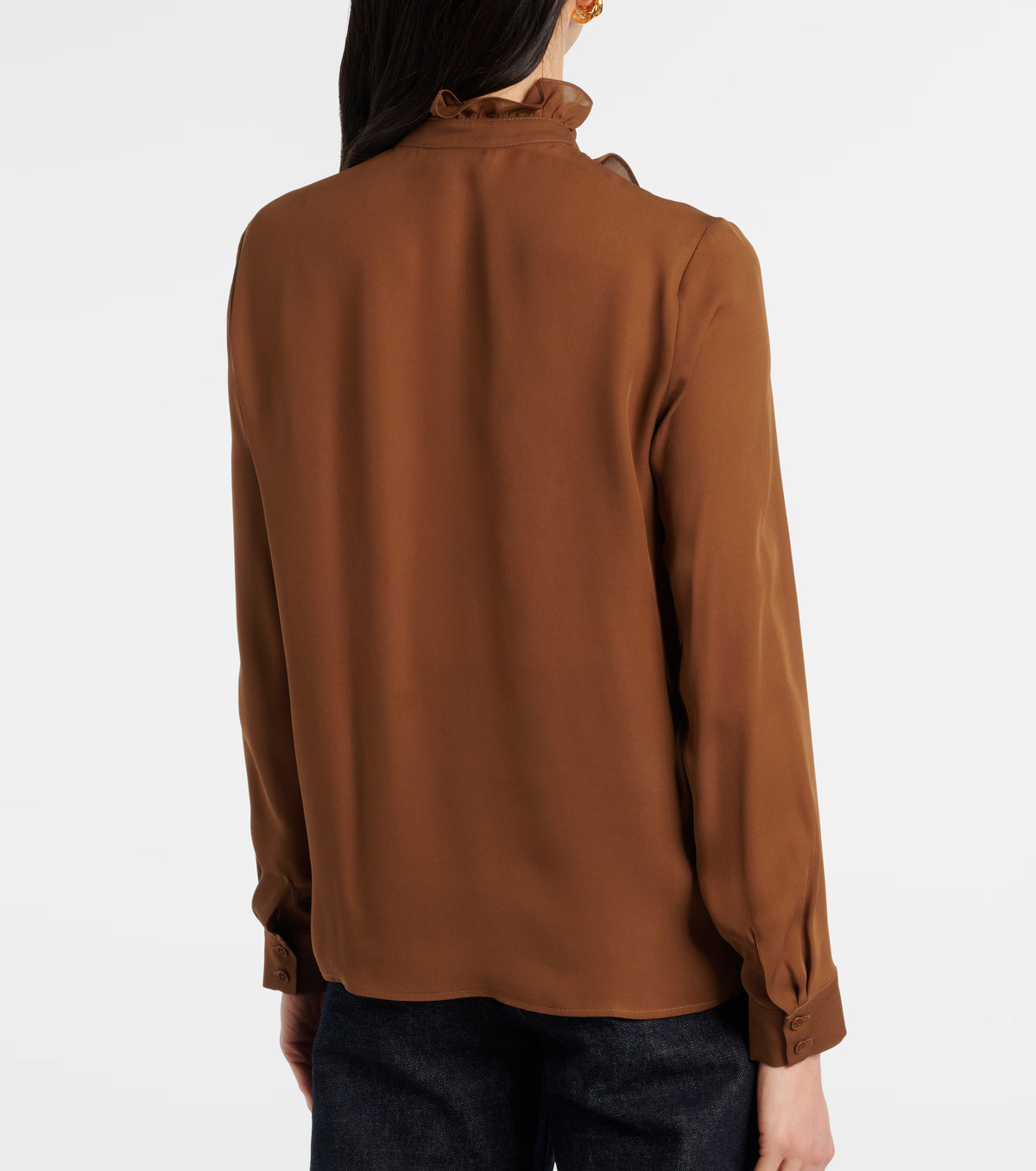 Lily Blouse in Cognac