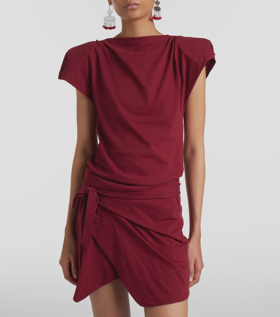 Sebani T-Shirt in Burgundy