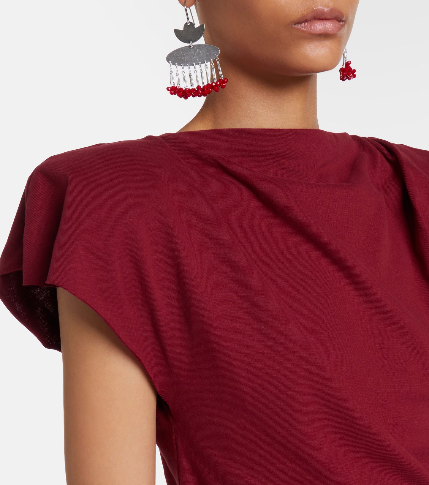 Sebani T-Shirt in Burgundy