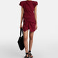 Sebani T-Shirt in Burgundy