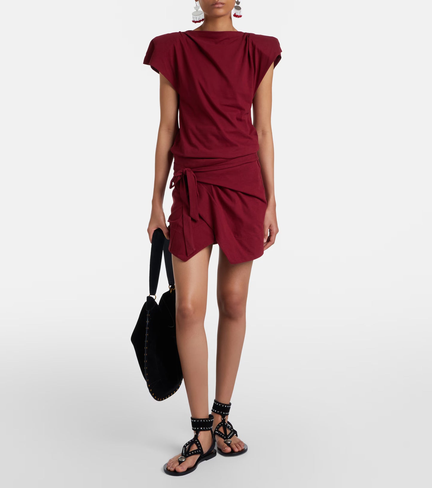 Sebani T-Shirt in Burgundy