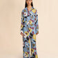 Printed Melodia Satin Pyjama Pants