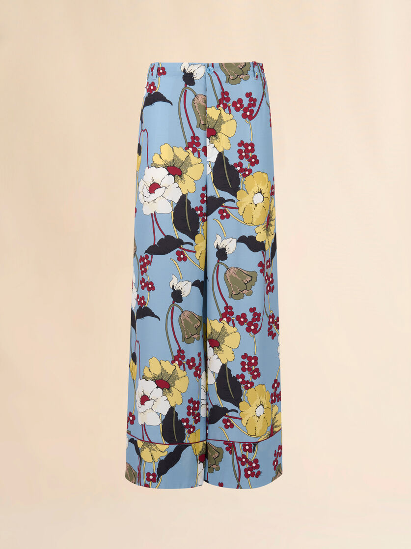 Printed Melodia Satin Pyjama Pants