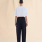 Tropical Wool Straight Pants