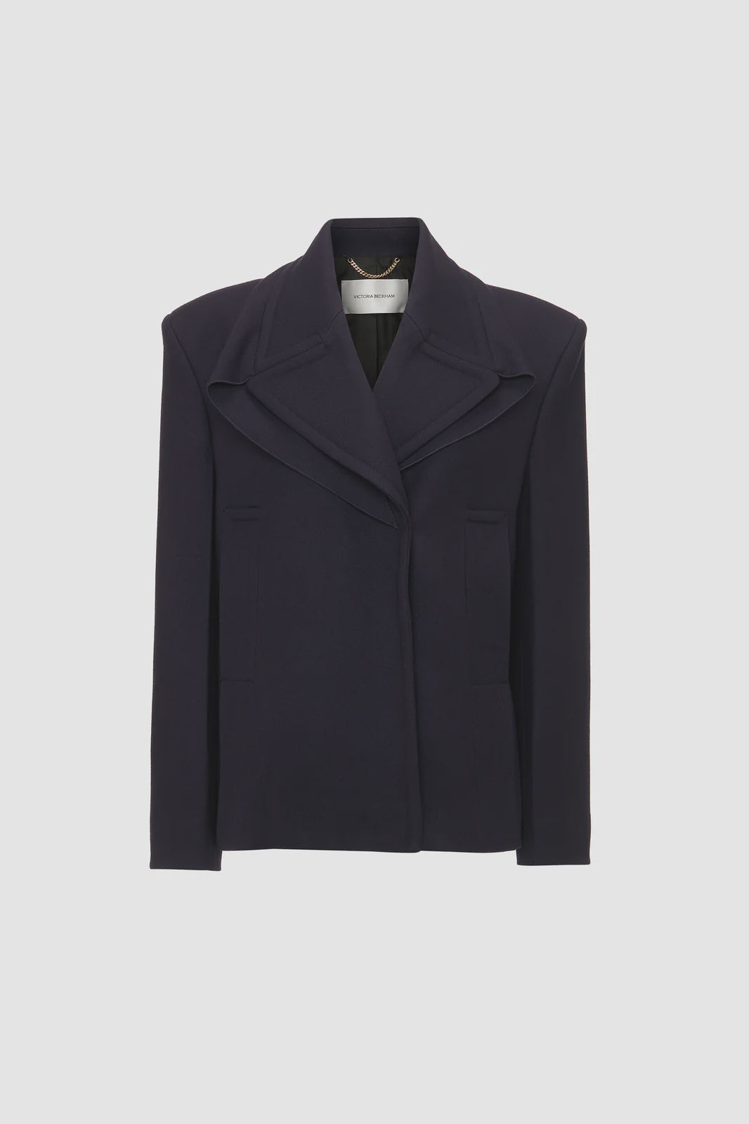 Pointed Shoulder Pea Coat