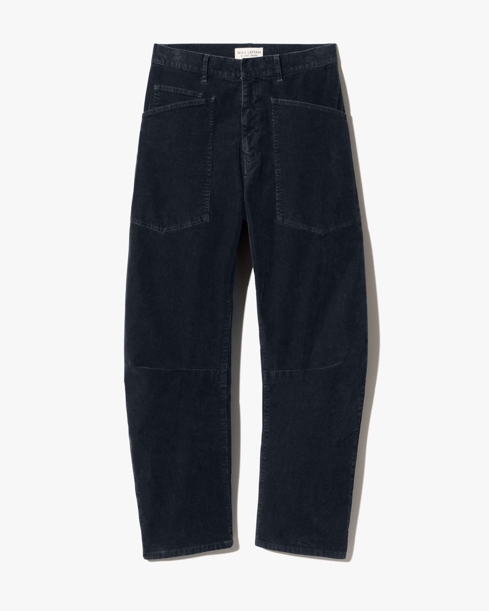 Shon Corduroy Pant in Dark Charcoal