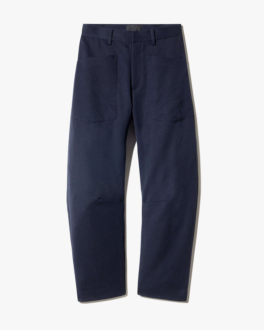 Shon Wool Pant in  Midnight
