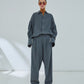 Phebe Wide Leg Japanese Light Wool Pants