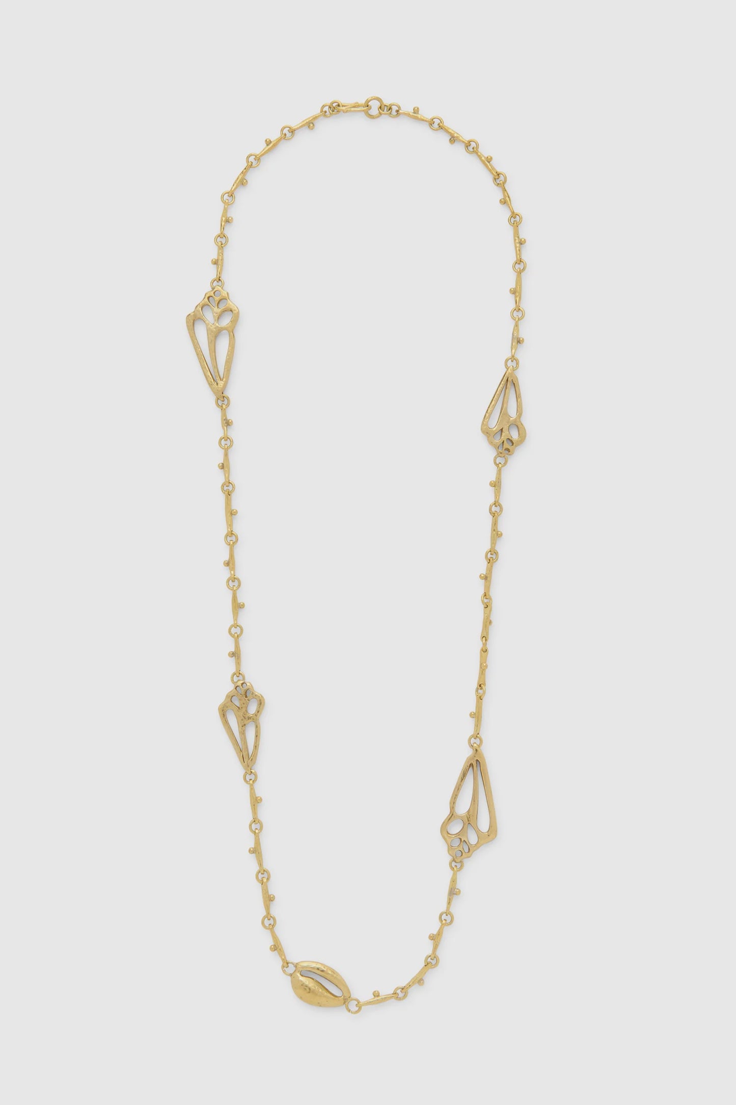 Shell Charm Long Necklace