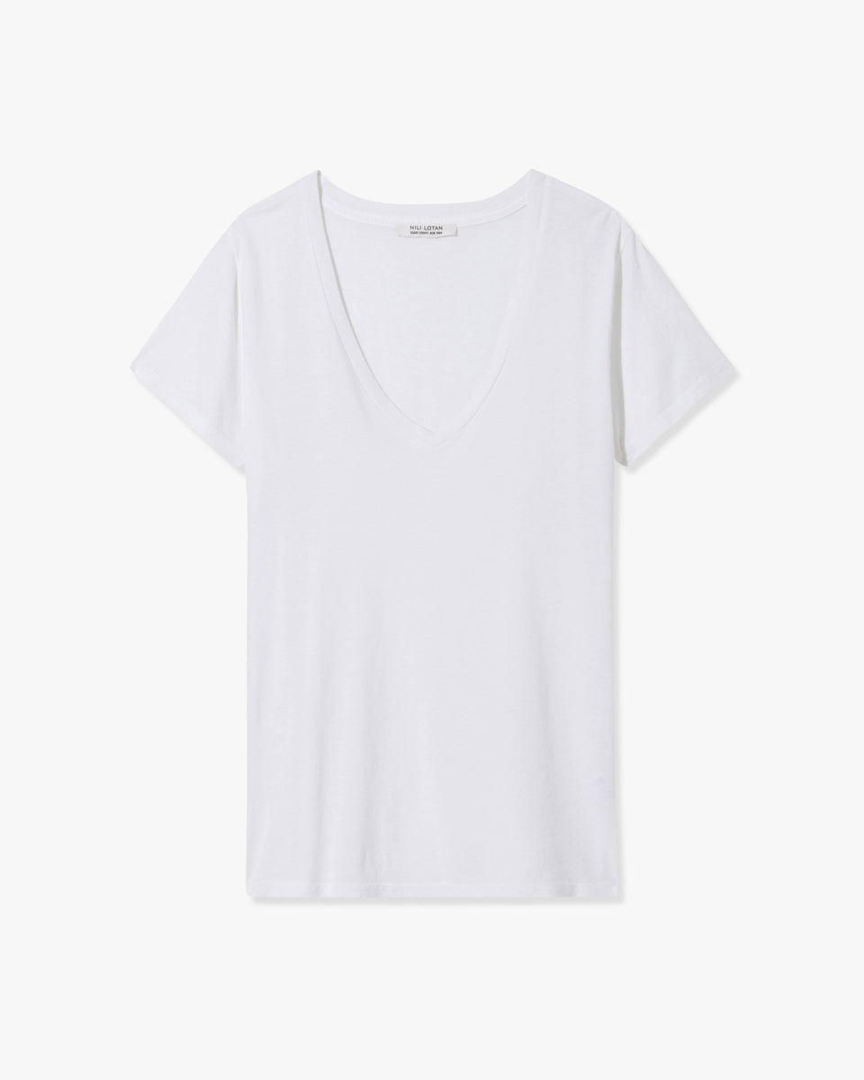 Carol Vneck Tee Shirt