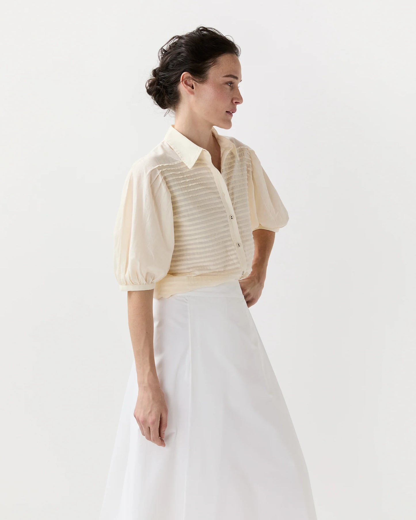 Cordelia SS Button Up Top
