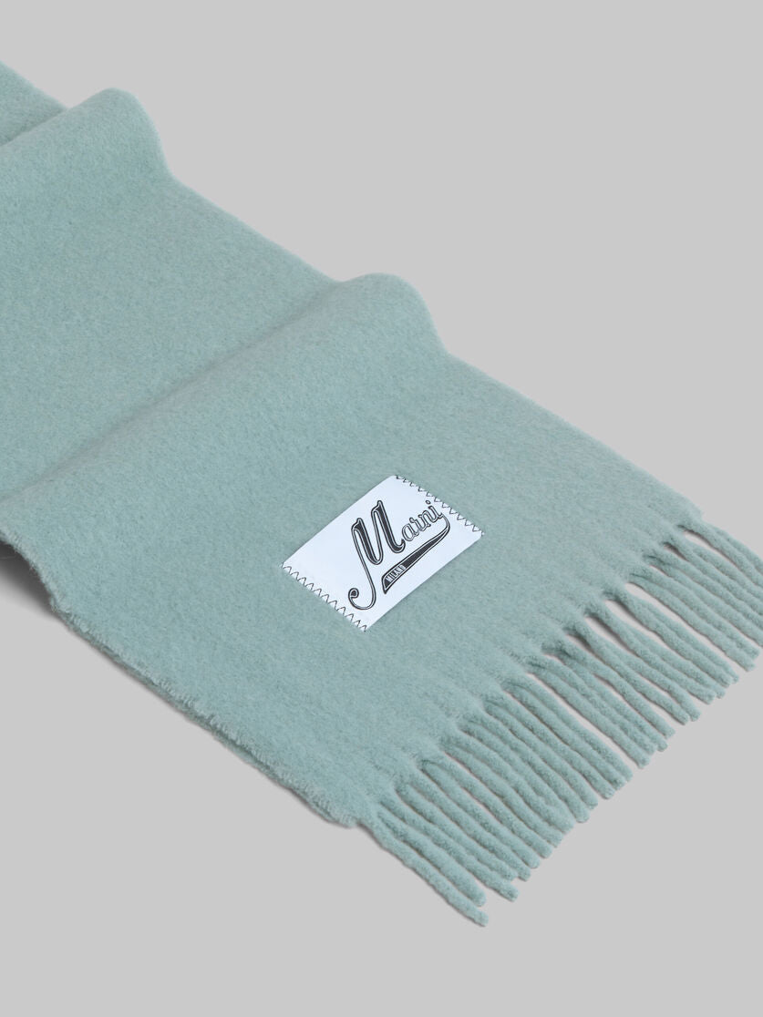 Turquoise Alpaca Scarf