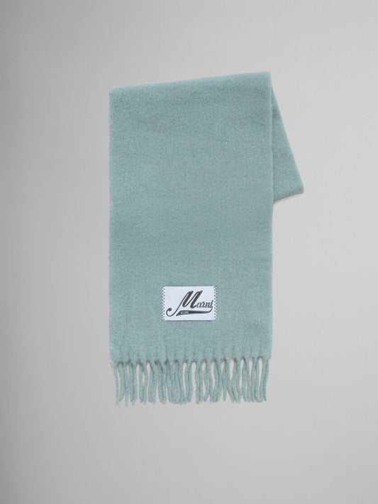 Turquoise Alpaca Scarf