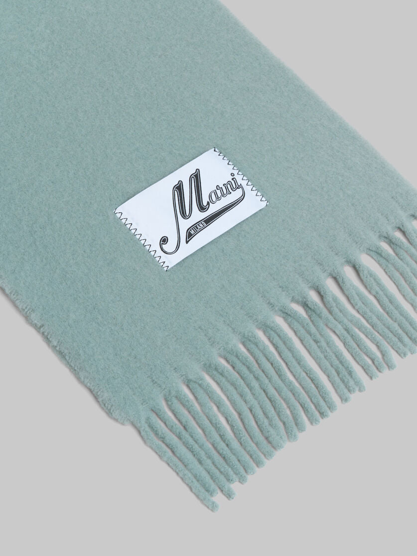 Turquoise Alpaca Scarf