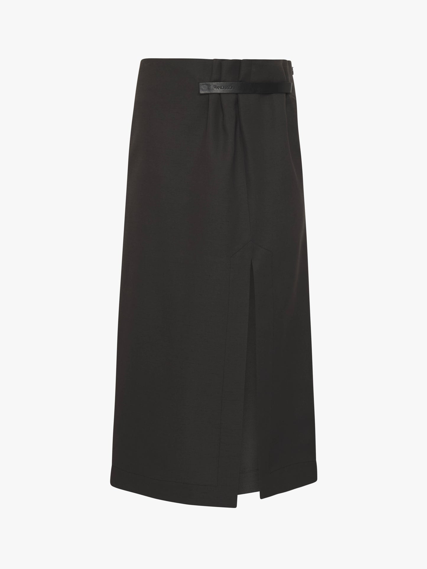 Strap Detail Slit Skirt