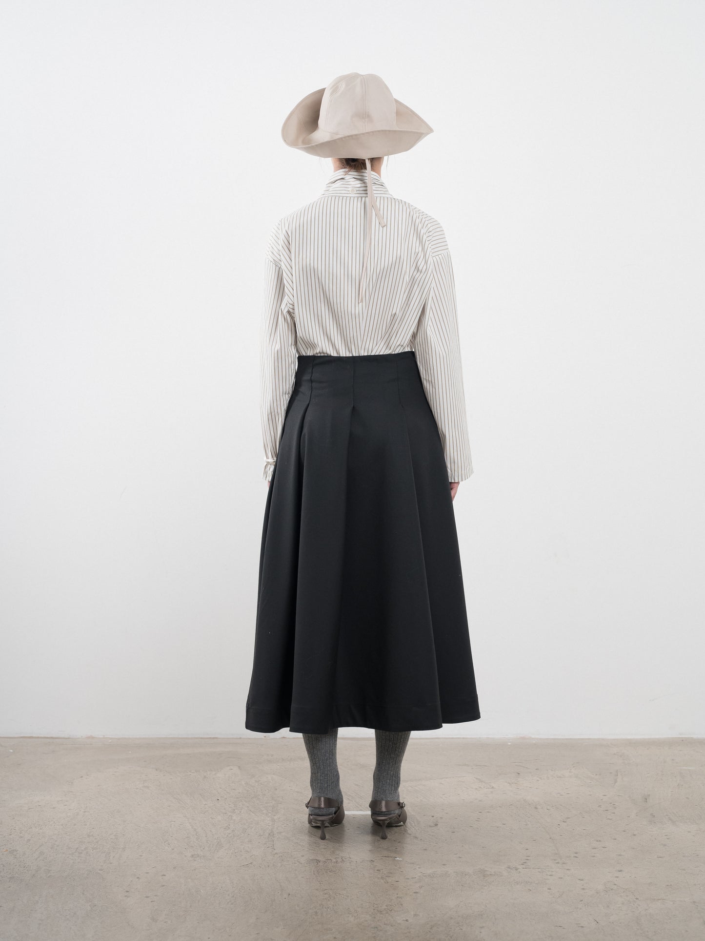 British Wool Long Stevie Skirt
