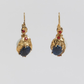 Pearl & Stone Hook Earrings