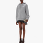 Prickly Back Print Hoodie