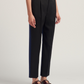 Contrast Tropical Wool Trousers