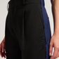 Contrast Tropical Wool Trousers