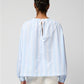 Striped Cotton Poplin Blouse