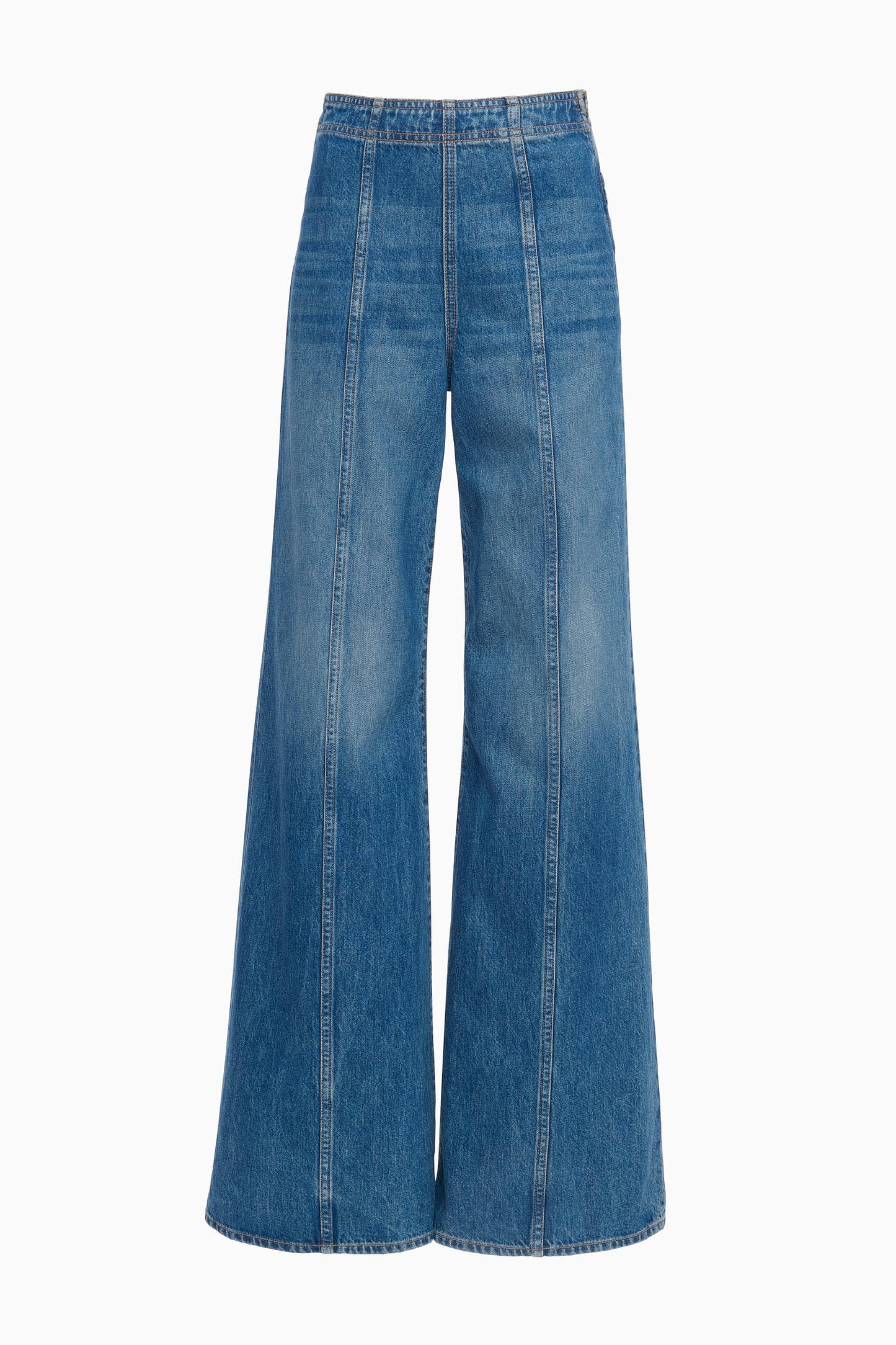 The Bianca Wide Leg Seamed Jean