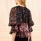 Elise Short Sleeve Silk Blouse