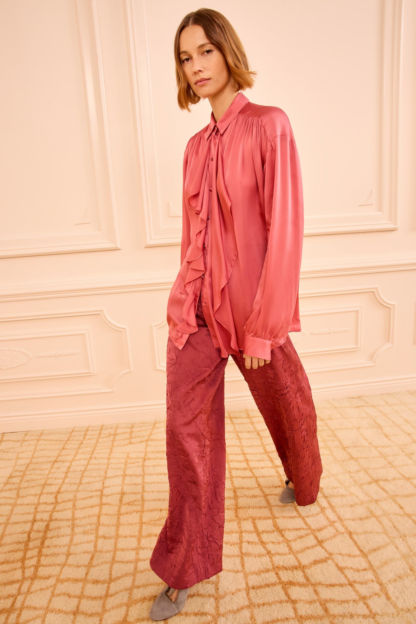 Gesture LS Silk Blouse